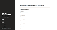 Desktop Screenshot of lvmass.parameterz.com