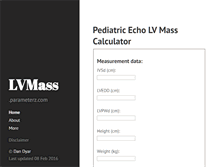 Tablet Screenshot of lvmass.parameterz.com